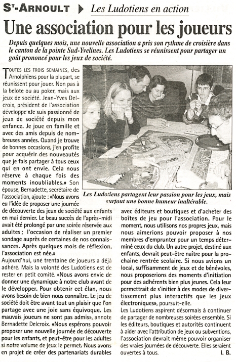 Une association pour les joueurs